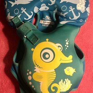Infants Hydroprene Life Jacket & beach sandals